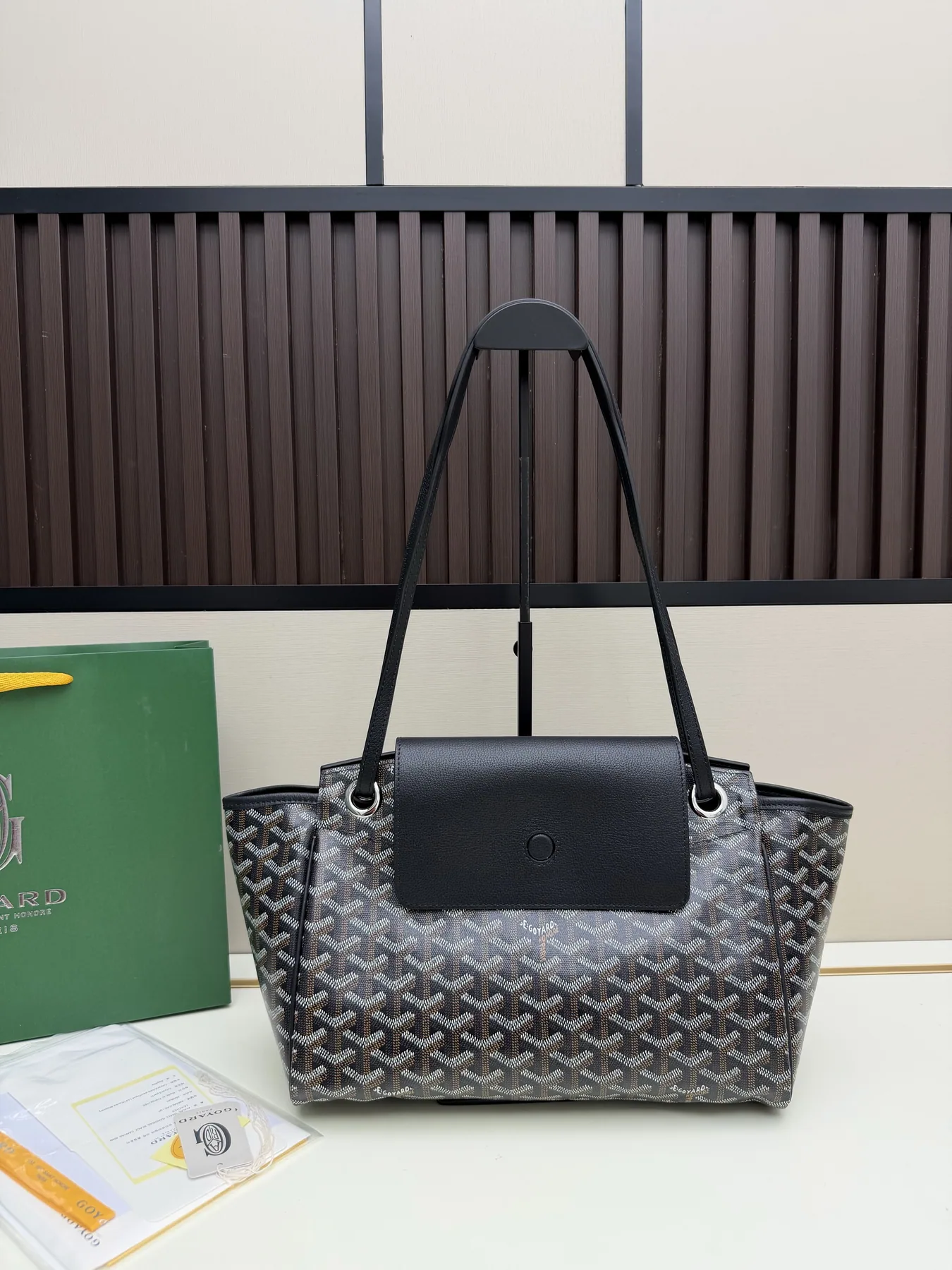 Goyard 6685 Pattern Open Tote Bag, source view 3, SKU 6685