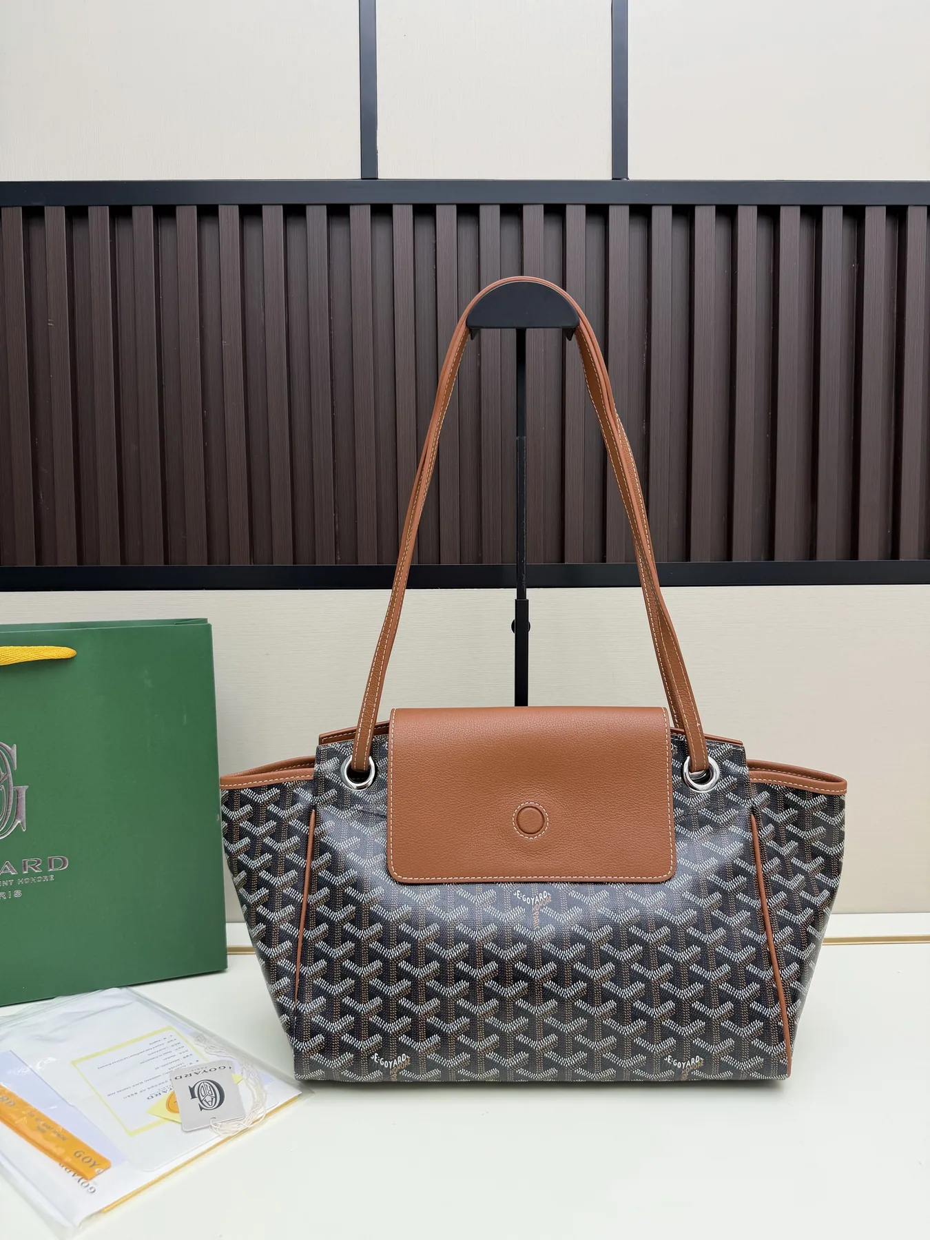 Goyard 6685 Pattern Open Tote Bag, source view 4, SKU 6685