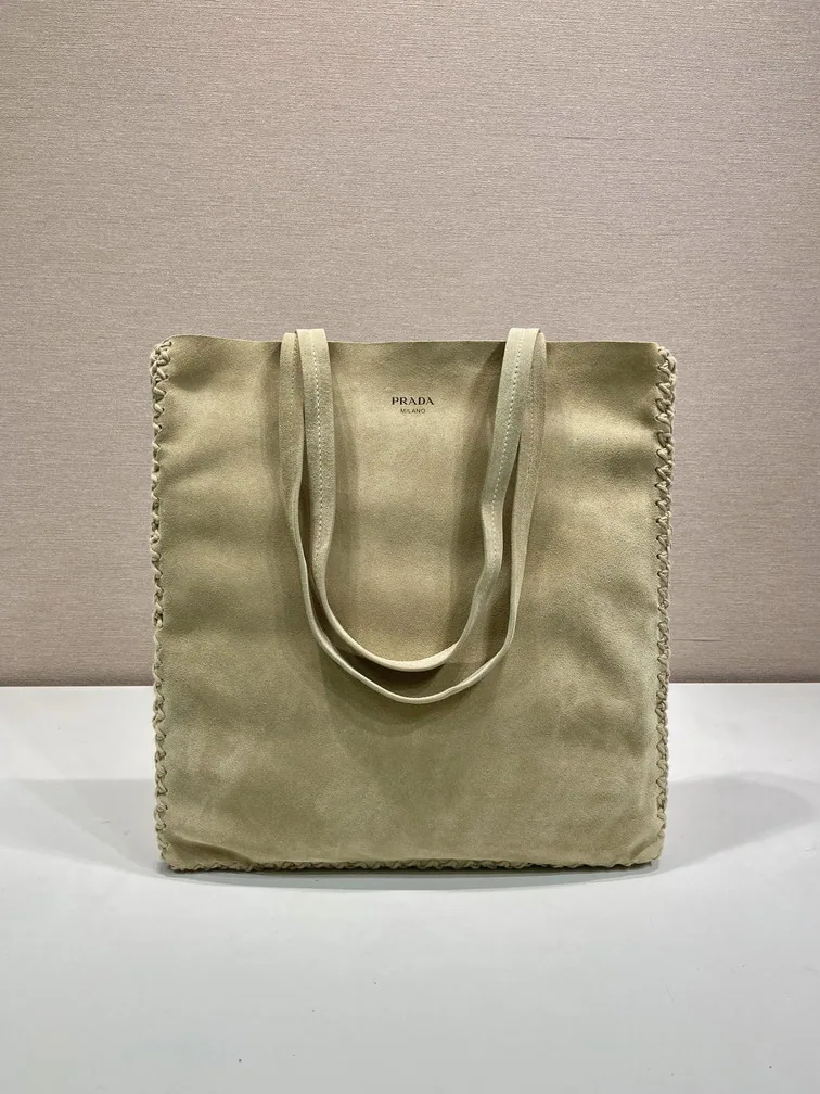 Prada 1BG658 Soft Tote Bag with Pouch, source view 1, SKU 1BG658