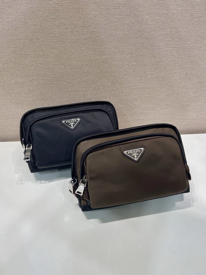 Prada 2NA068 Rectangular Zip Pouch Bag, source view 3, SKU 2NA068