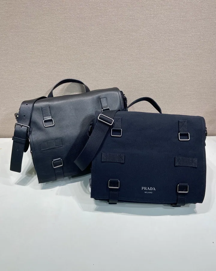Prada 2VD085 Multi-Buckle Backpack, source view 3, SKU 2VD085