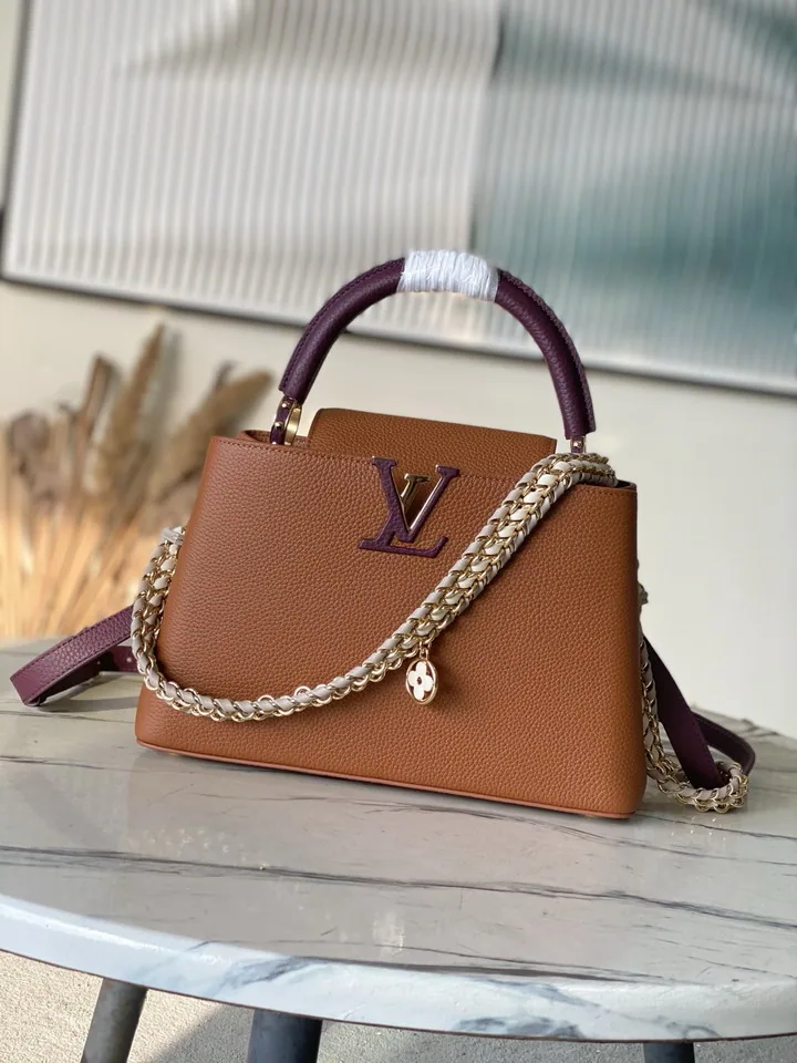 Cap M29498 Logo Chain Top-Handle Bag, source view 1, SKU M29498