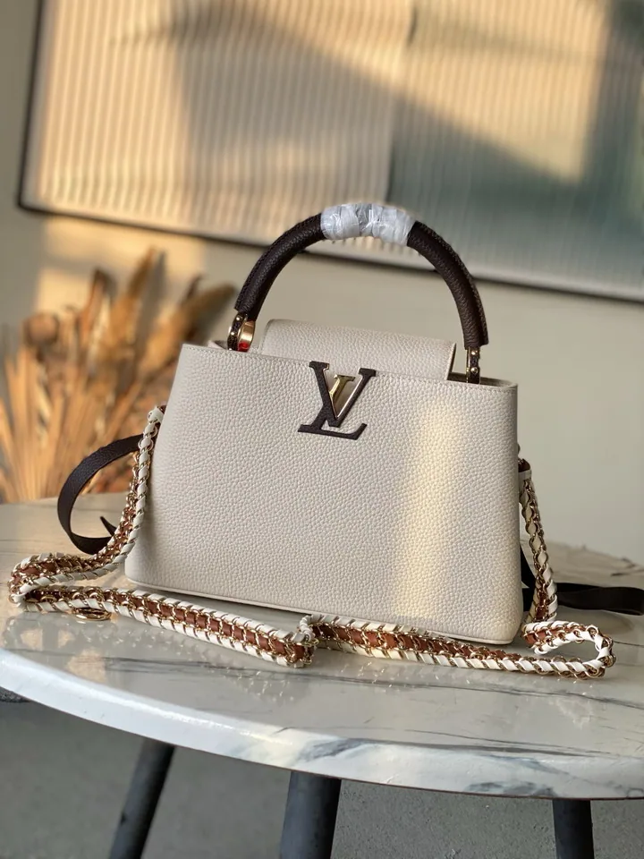 Cap M29498 Logo Chain Top-Handle Bag, source view 4, SKU M29498