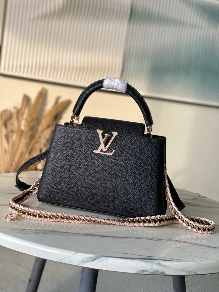 Cap M29498 Logo Chain Top-Handle Bag, source view 5, SKU M29498