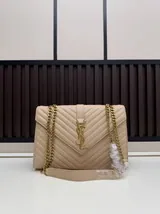 YSL 1856 Quilted Envelope Chain Shoulder Bag, source view 1, SKU 1856