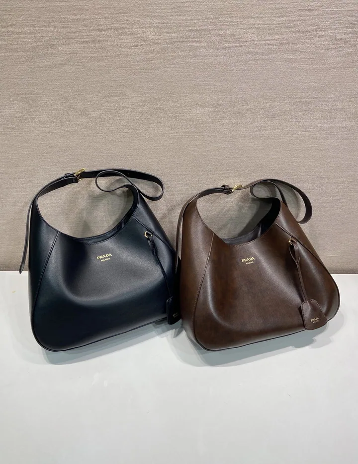 Prada 1BC300 Curved Hobo Bag and Pouch, source view 3, SKU 1BC300