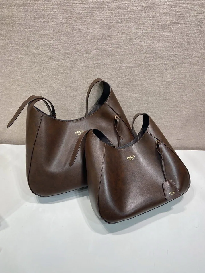 Prada 1BC300 Curved Hobo Bag and Pouch, source view 5, SKU 1BC300