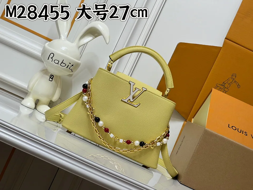 Cap M28455 Chain-Detail Top-Handle Bag, source view 3, SKU M28455
