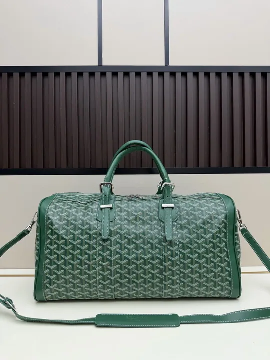 Goyard 2533 Pattern Barrel Travel Bag, source view 2, SKU 2533