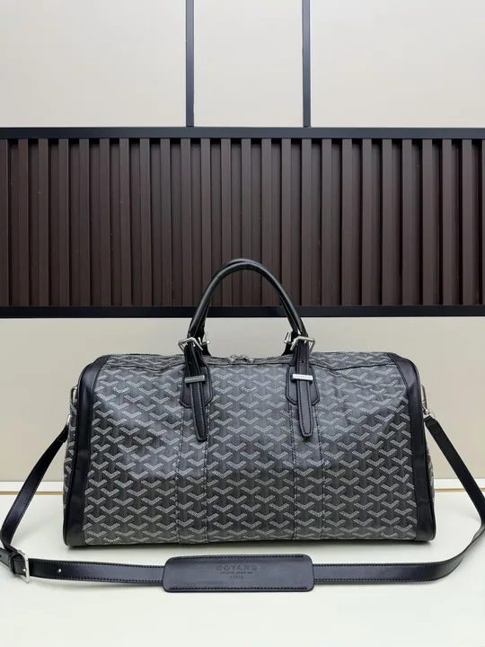 Goyard 2533 Pattern Barrel Travel Bag, source view 5, SKU 2533