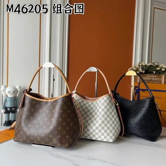 Graceful M46205 Monogram Hobo Tote Bag, source view 4, SKU M46205