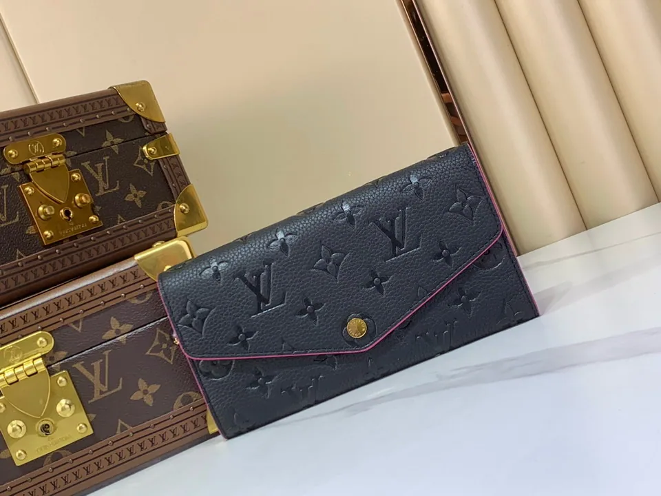 Sarah m29465 Embossed Envelope-Flap Wallet, source view 2, SKU m29465