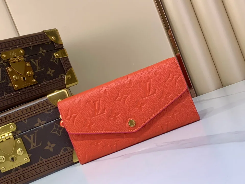 Sarah m29465 Embossed Envelope-Flap Wallet, source view 3, SKU m29465