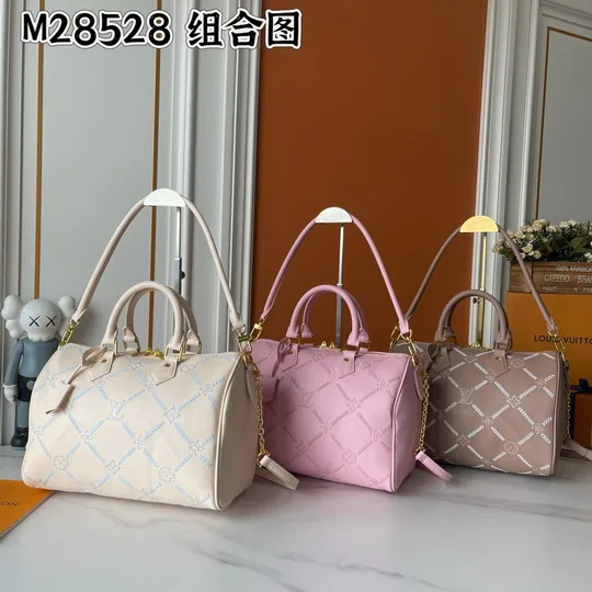 Speedy M28528 Embossed Top-Handle Bag, source view 4, SKU M28528