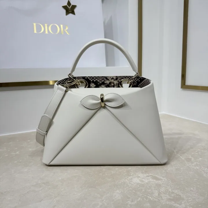 Dior 0737 Bow-Detail Top-Handle Bag, source view 2, SKU 0737