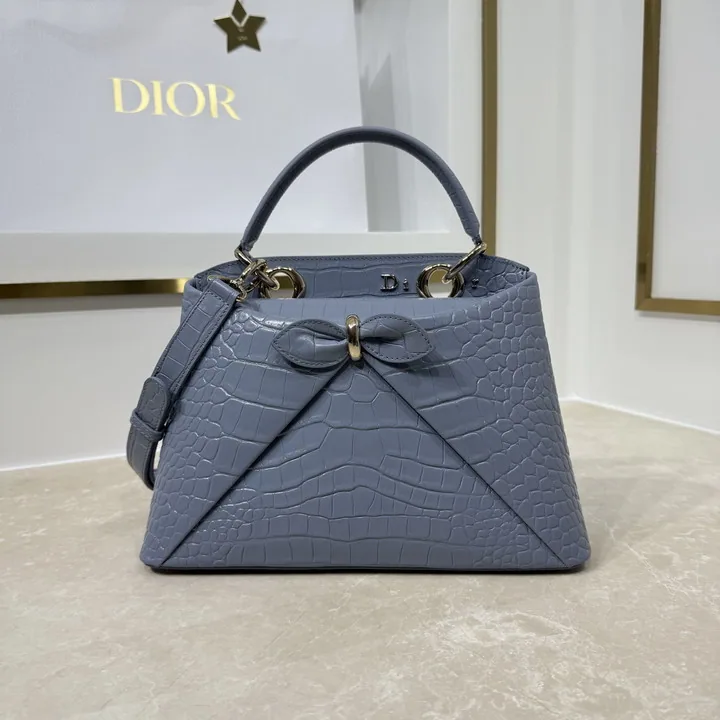 Dior 0737 Bow-Detail Top-Handle Bag, source view 3, SKU 0737