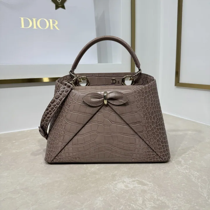 Dior 0737 Bow-Detail Top-Handle Bag, source view 5, SKU 0737