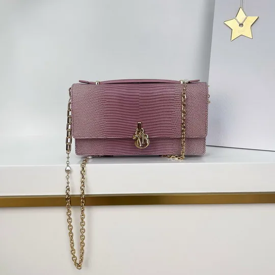 Dior 0980 Textured Rectangular Chain Shoulder Bag, source view 5, SKU 0980