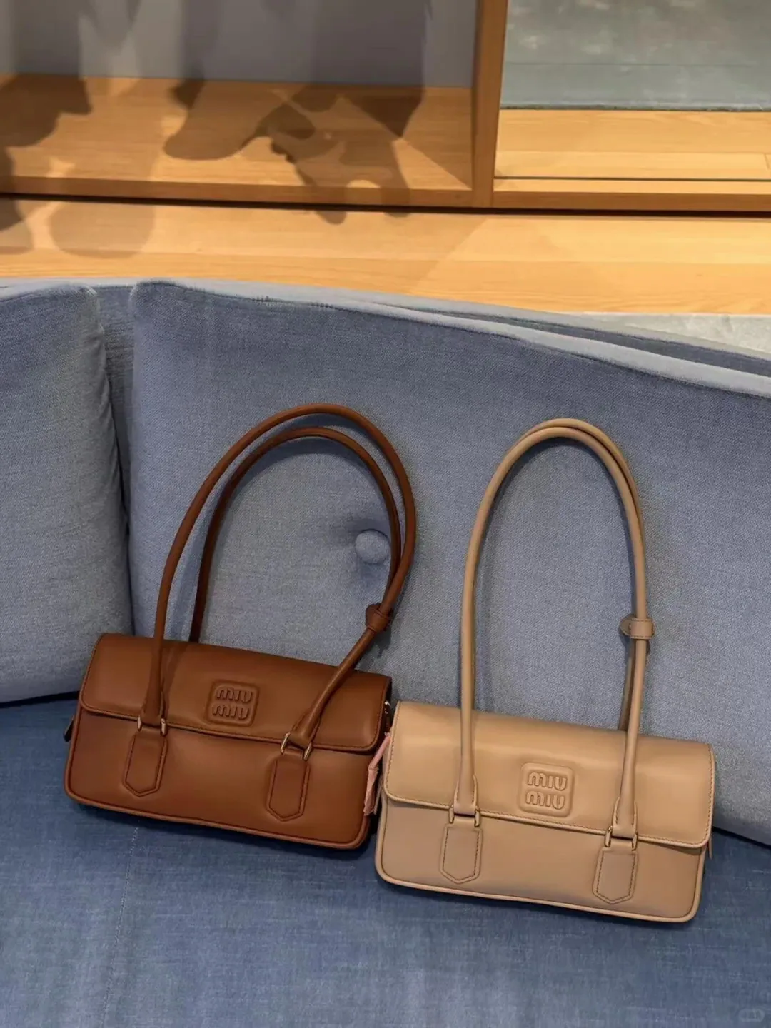 Miu 5BD282 East-West Top-Handle Bag, source view 2, SKU 5BD282