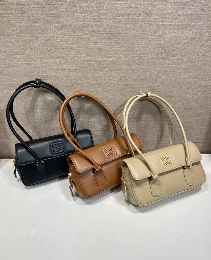Miu 5BD282 East-West Top-Handle Bag, source view 3, SKU 5BD282