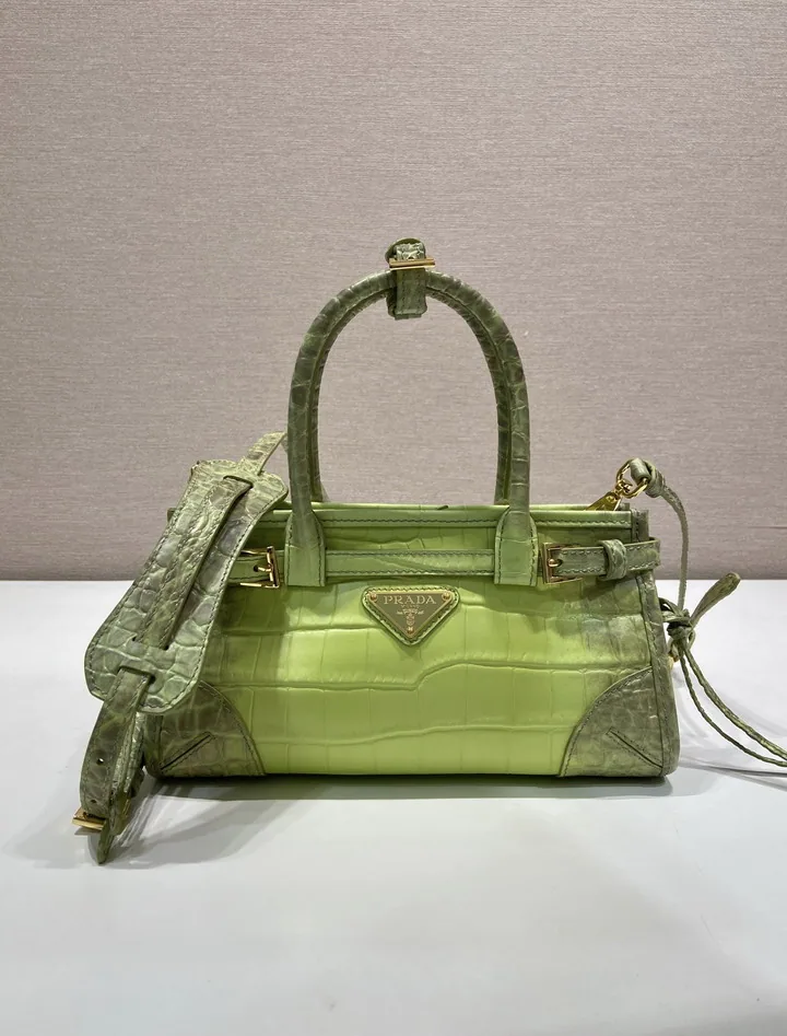 Prada 1BA486 Mini East-West Top-Handle Bag, source view 1, SKU 1BA486