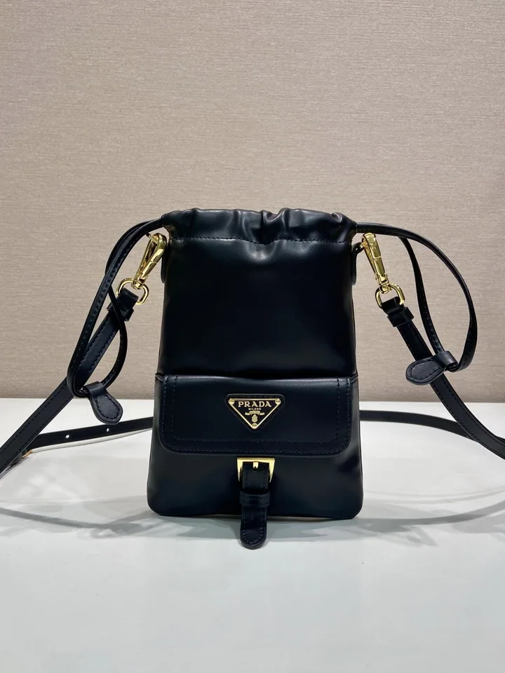 Prada 1MS017 Mini Buckle-Flap Crossbody Bag, source view 1, SKU 1MS017