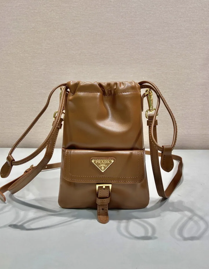 Prada 1MS017 Mini Buckle-Flap Crossbody Bag, source view 3, SKU 1MS017