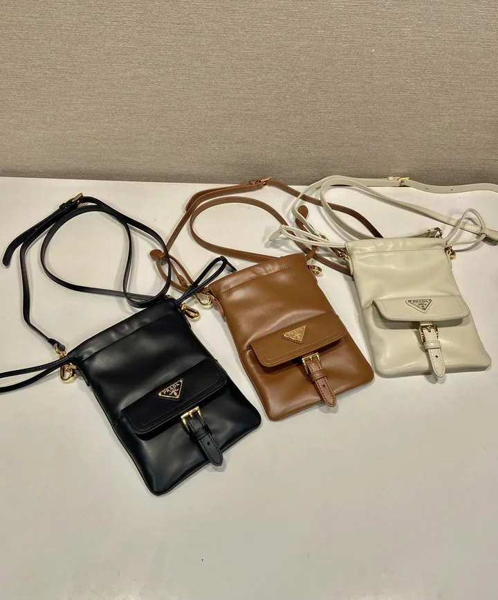 Prada 1MS017 Mini Buckle-Flap Crossbody Bag, source view 4, SKU 1MS017