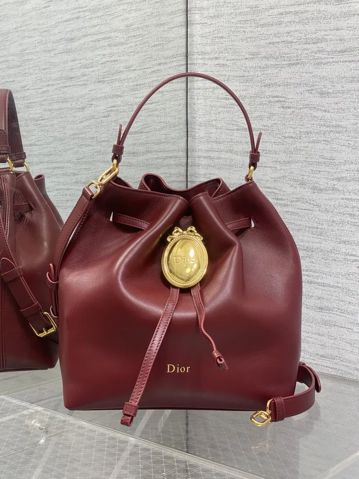 Dior 5cm Drawstring Bucket Bag, source view 2, SKU 5cm
