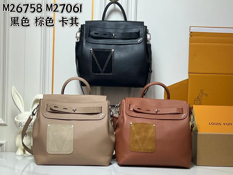 Steamer M26758 Structured Top-Handle Bag, source view 4, SKU M26758