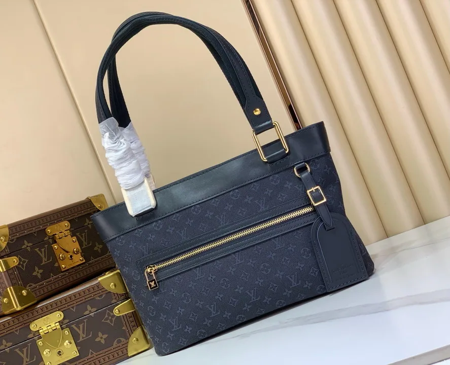 Lucille M92610 Monogram Double-Handle Tote Bag, source view 5, SKU M92610