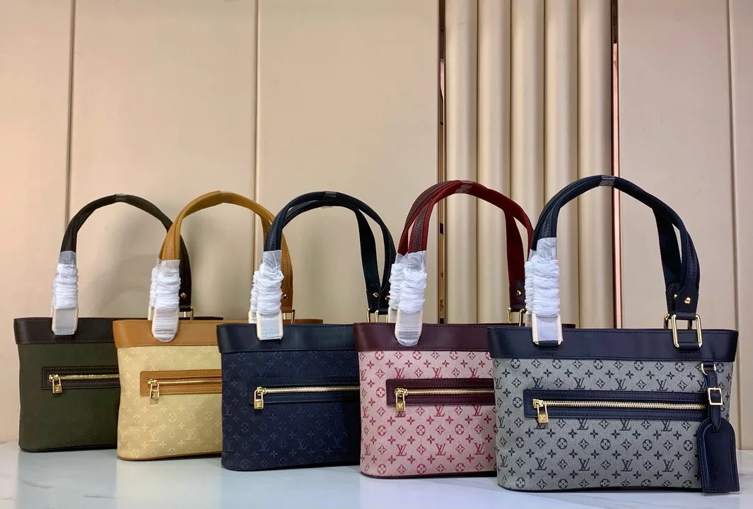 Lucille M92610 Monogram Double-Handle Tote Bag, source view 6, SKU M92610