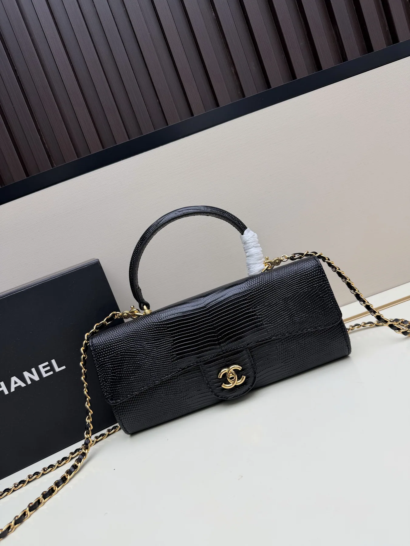 Chanel 4903 Flap Chain Top-Handle Bag, source view 3, SKU 4903