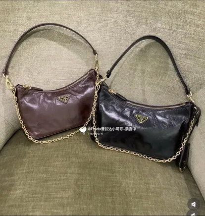 Prada 1B305 Crescent Shoulder Bag, source view 6, SKU 1B305