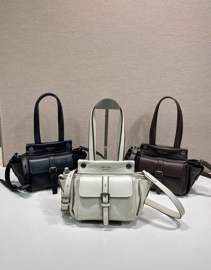 Prada 1BG699 Belted Mini Top-Handle Bag, source view 4, SKU 1BG699