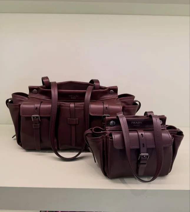 Prada 1BG699 Belted Mini Top-Handle Bag, source view 5, SKU 1BG699