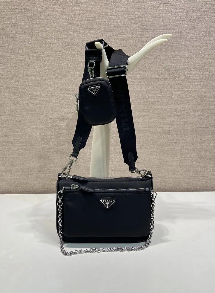 Prada 1BH230 Small Flap Crossbody Bag, source view 1, SKU 1BH230