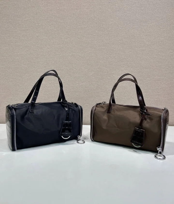 Prada 1TT348 Barrel Top-Handle Bag, source view 3, SKU 1TT348