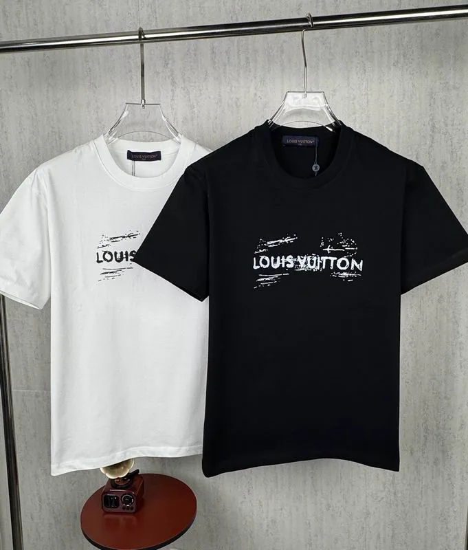 LV lzytx0205 Logo Print Crewneck T-Shirt, source view 1, SKU lzytx0205
