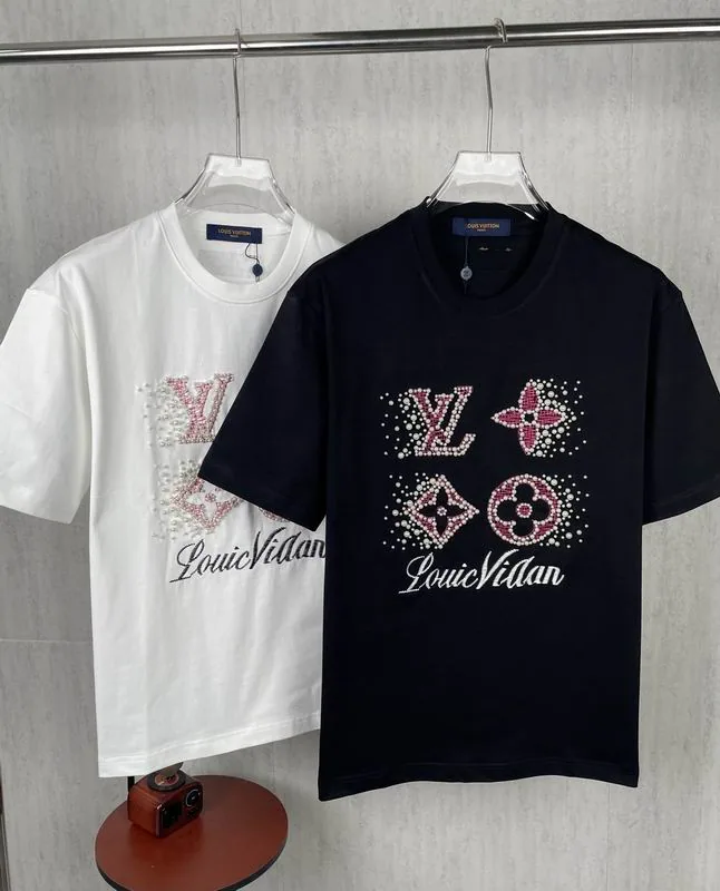 LV lzytx0380 Floral Logo Graphic T-Shirt, source view 1, SKU lzytx0380