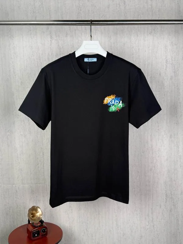 Prada lzytx0290 Bear Graphic Crewneck T-Shirt, source view 2, SKU lzytx0290