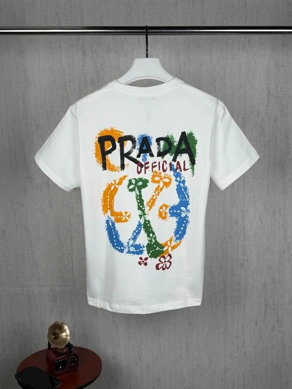 Prada lzytx0290 Bear Graphic Crewneck T-Shirt, source view 5, SKU lzytx0290