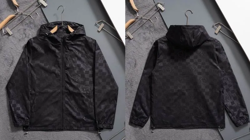 Versace uftx02 Hooded Windbreaker Jacket, source view 1, SKU uftx02