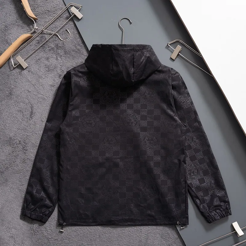 Versace uftx02 Hooded Windbreaker Jacket, source view 3, SKU uftx02