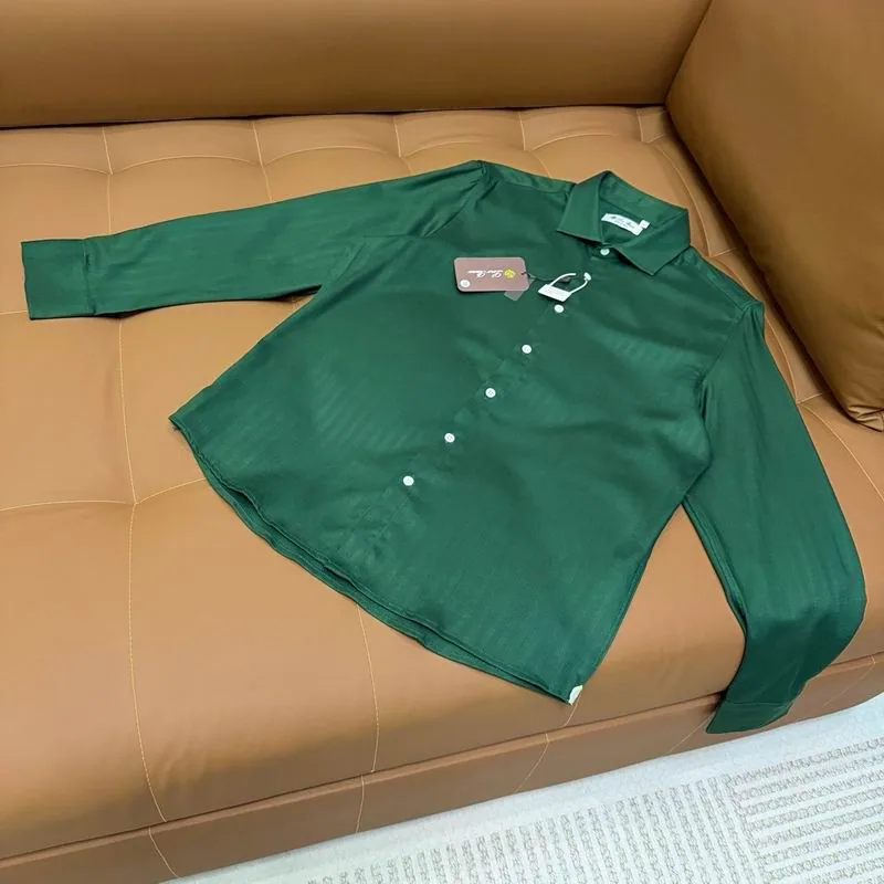 Loro Piana uftx01 Long-Sleeve Button-Front Shirt, source view 4, SKU uftx01