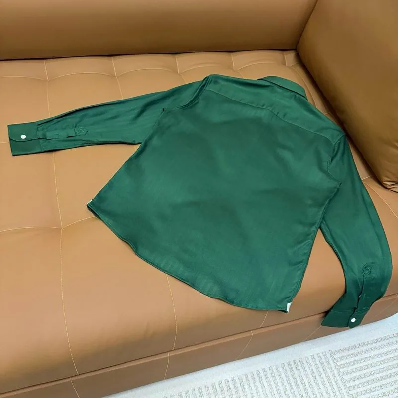 Loro Piana uftx01 Long-Sleeve Button-Front Shirt, source view 5, SKU uftx01