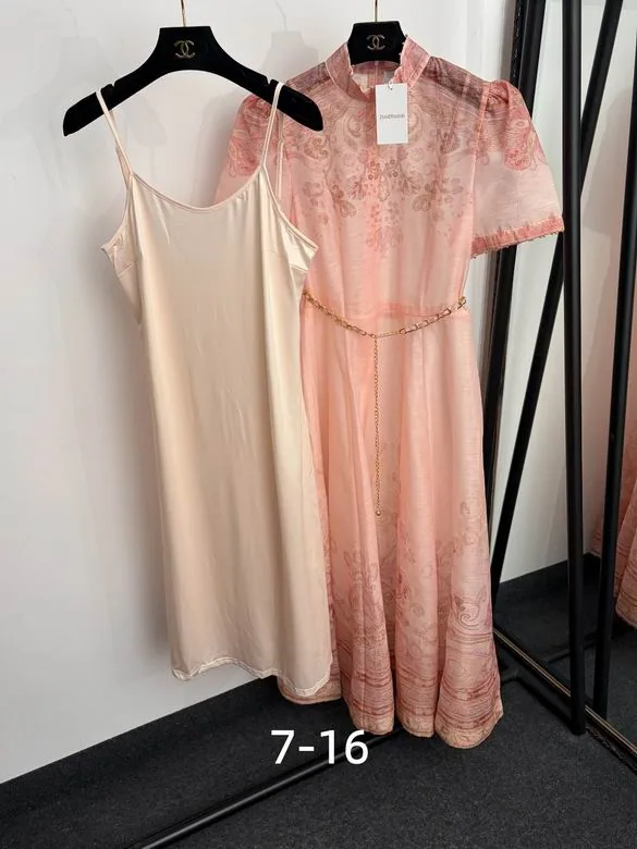 Zimmermann Floral Tiered Sleeveless Dress, source view 6, SKU source-item