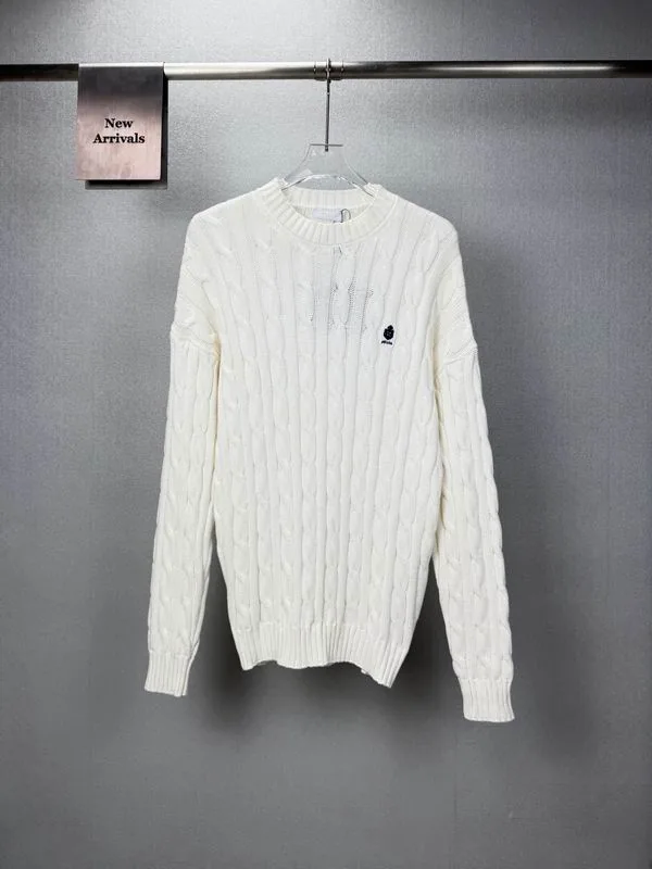 Prada bhtx22 Contrast-Trim Crewneck Sweatshirt, source view 4, SKU bhtx22