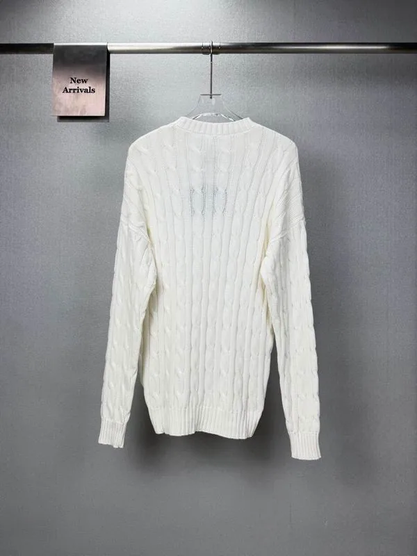Prada bhtx22 Contrast-Trim Crewneck Sweatshirt, source view 5, SKU bhtx22