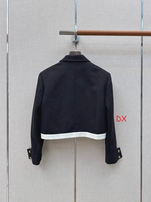 Chanel 07 Cropped Logo Button Jacket, source view 4, SKU 07